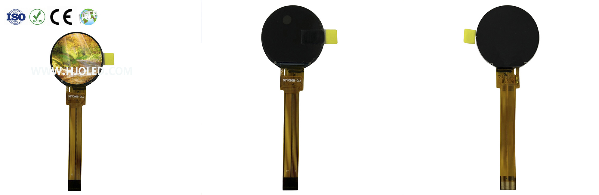 Круглый ЖК-экран с диагональю 0,99 дюйма: небольшой размер, широкие возможности использования